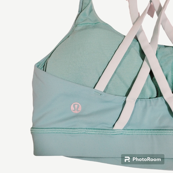 Lululemon Sports Bra Mint Green Size 6 - Picture 3 of 4